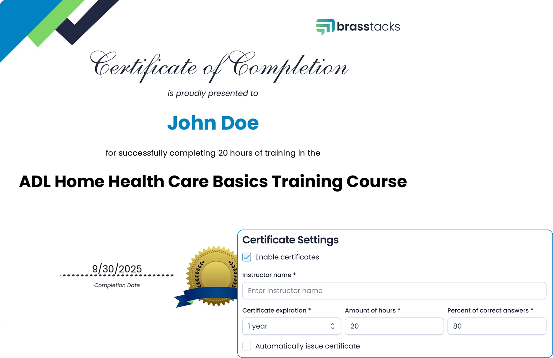 certificates