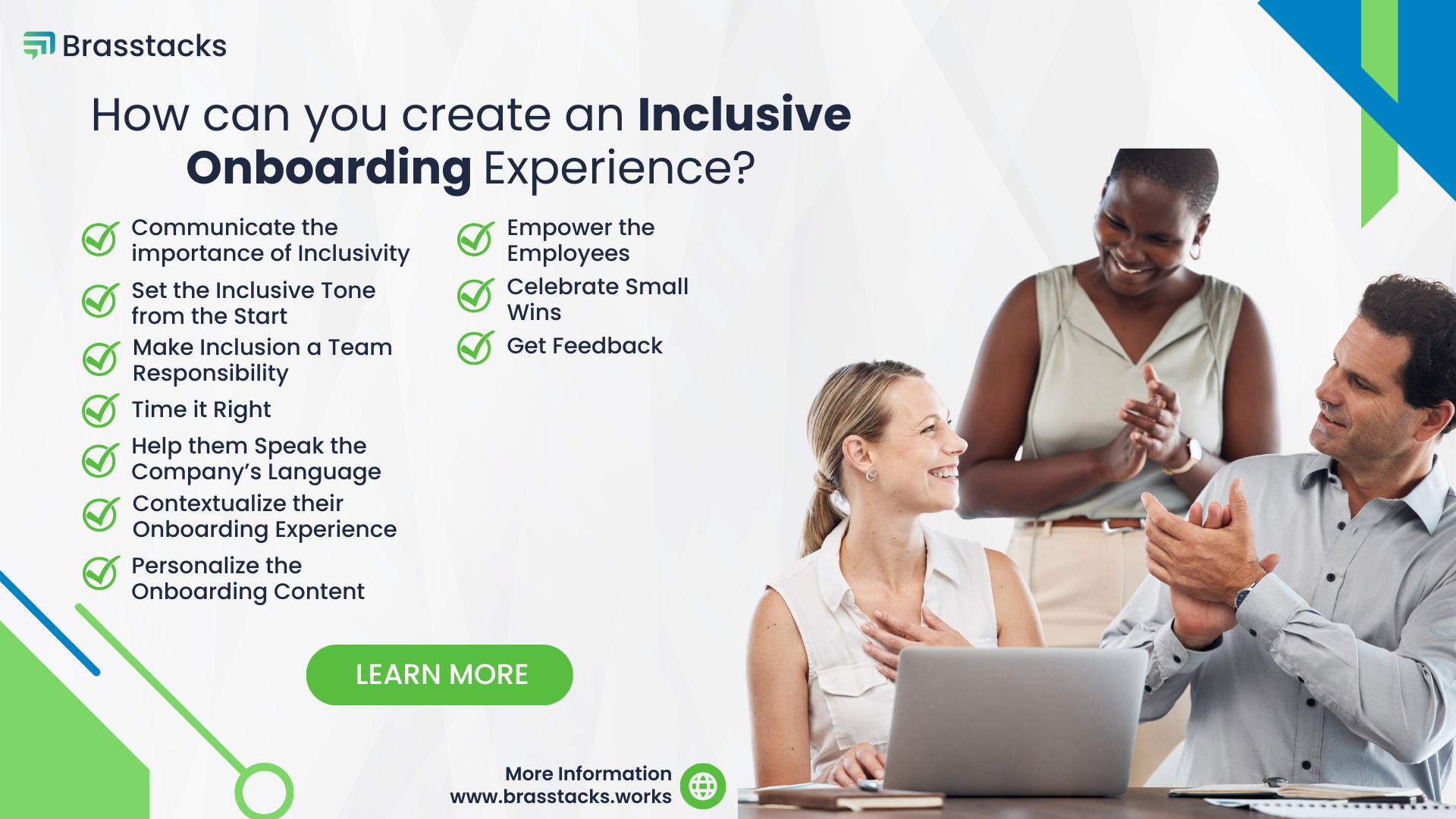 How can you create an inclusive onboarding experience